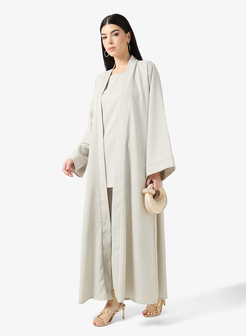 hayas closet Abaya and pant co-ord set - Image 1